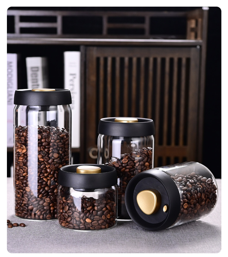 Food Storage Glass Jar - Toples Penyimpanan Biji Kopi, Toples Kedap
