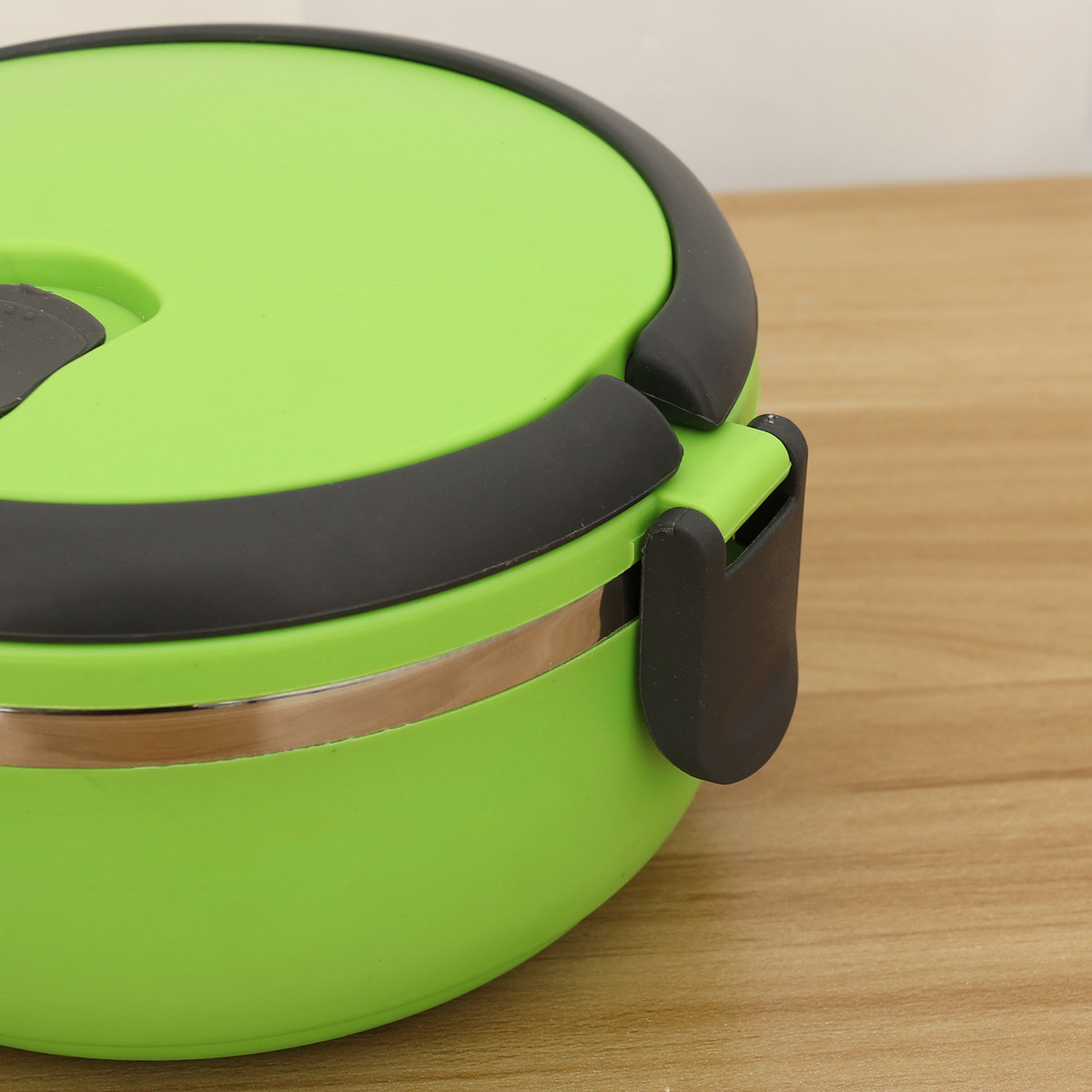 Food Storage Lock Box - Kotak Makan Stainless Steel Dua Lapis,
