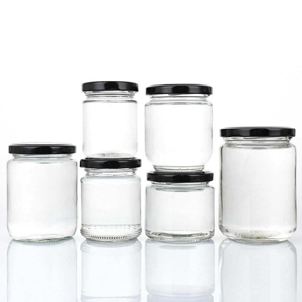 Food Storage Glass Round - 1 buah dengan tutup kedap udara