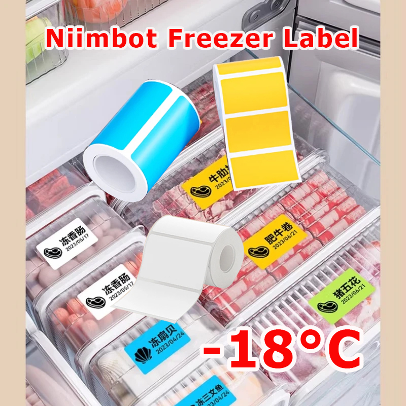 Food Storage Label - Kertas Label Freezer NIIMBOT B1/B21/B31/B203/B3S Tahan