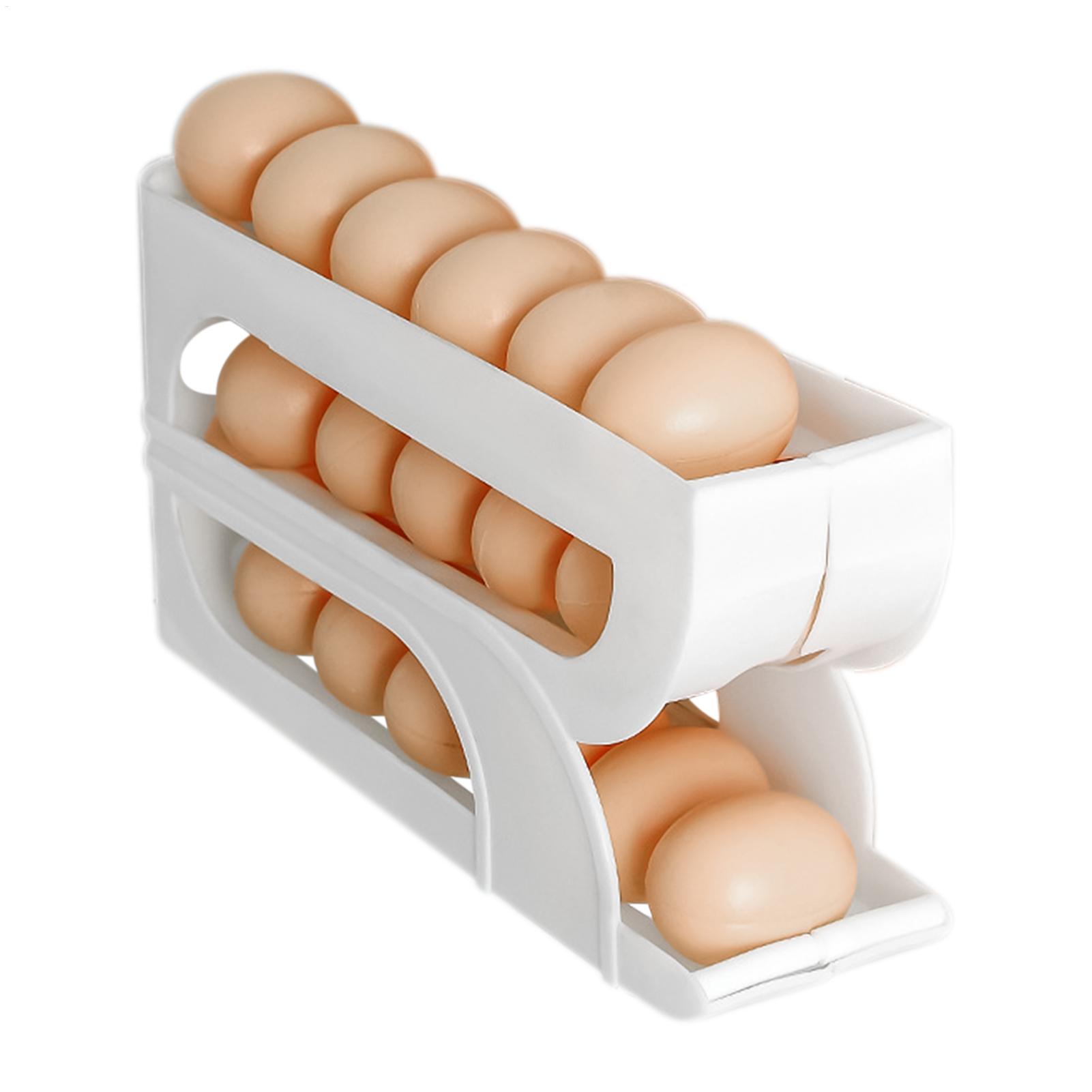 Food Storage Box Large - Rak Penggulung Telur Otomatis, Rak Penggulung