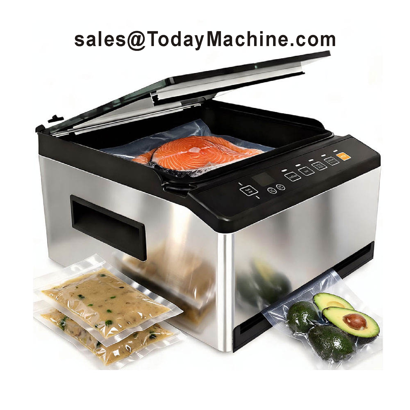 Vacuum Sealer Bag - Mesin Penyegel Vakum Komersial DZ-260 untuk