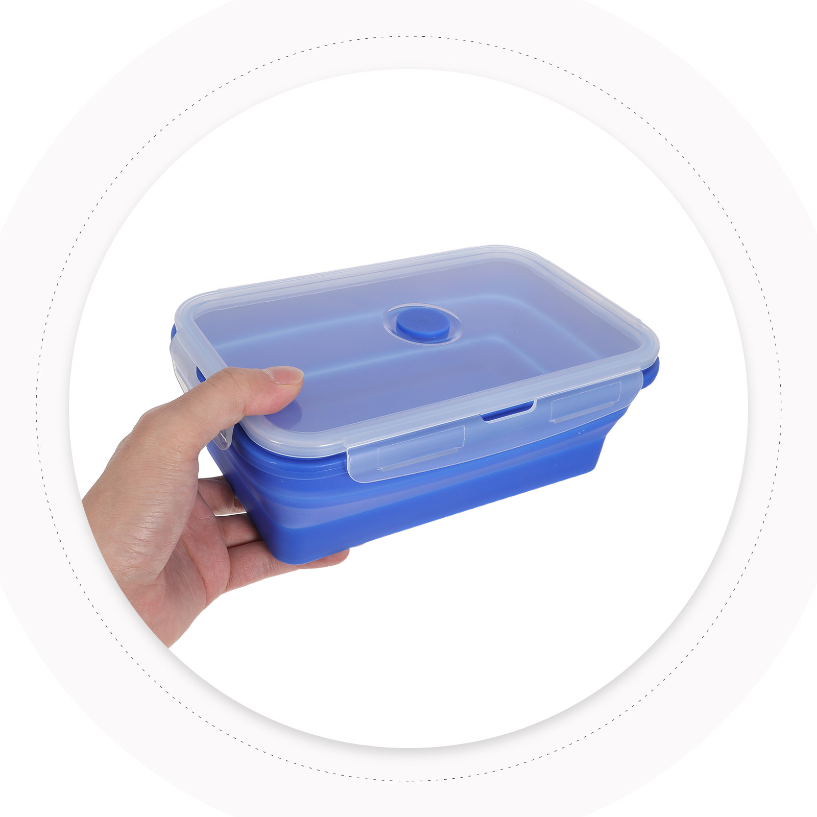 Food Storage Safe - 4 Buah Kotak Makan Silikon yang
