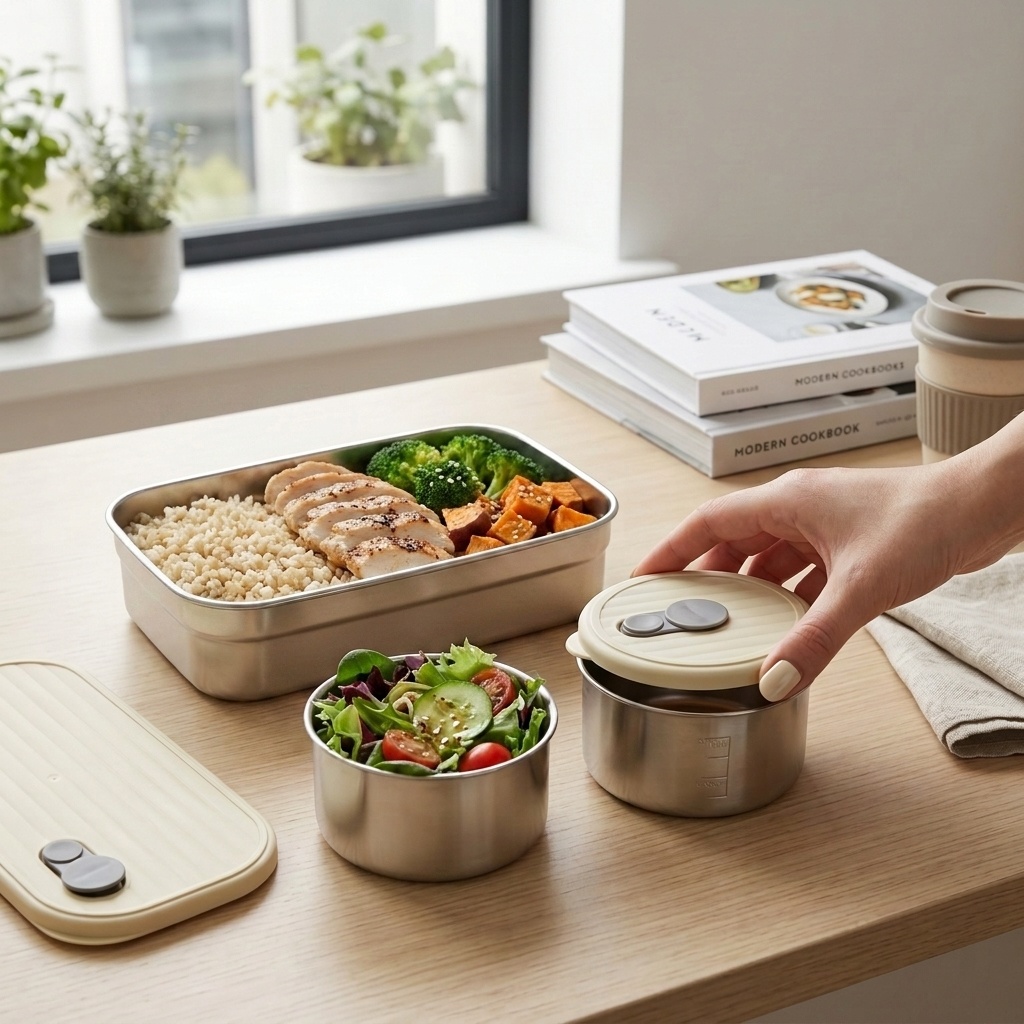 Food Storage Safe - Kotak Bento dari Baja Anti Karat