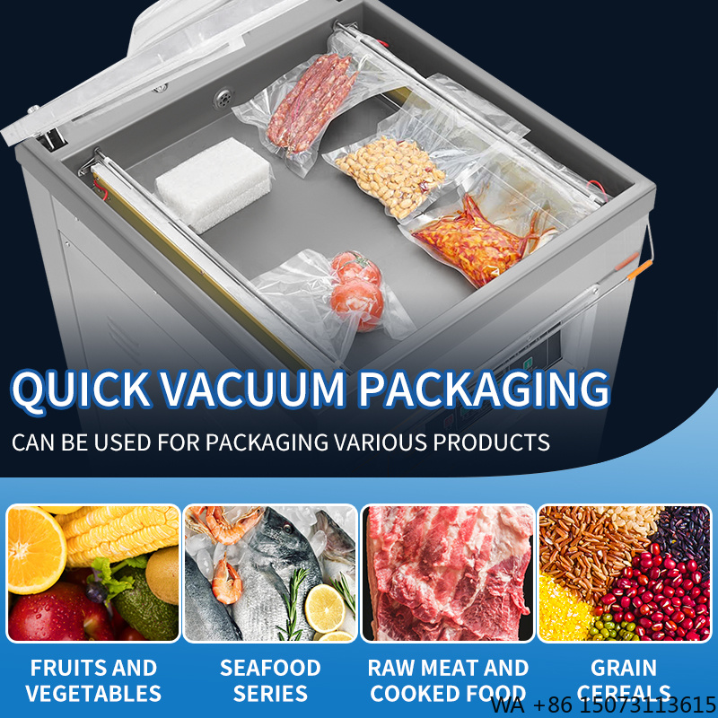 Vacuum Sealer Bag - DZ-500 Mesin Pengemas Vakum Makanan Semi-Otomatis