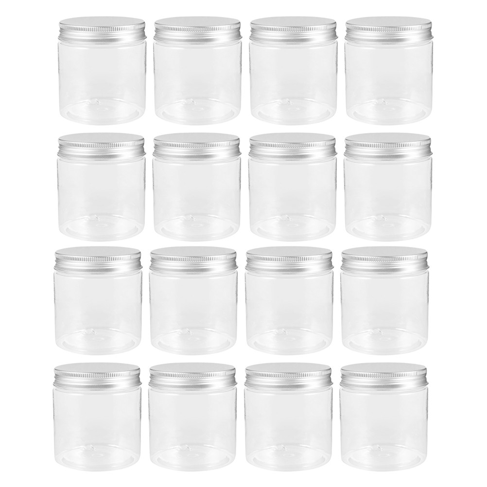 Food Storage Plastic Containers With Lids - 20 buah wadah kaca bening untuk