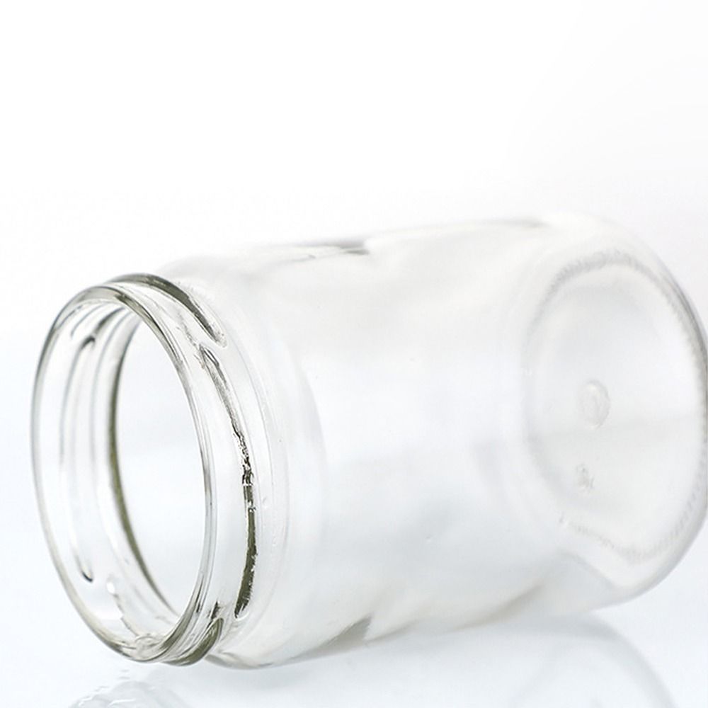 Food Storage Glass Round - 1 Buah Stoples Kaca dengan Tutup