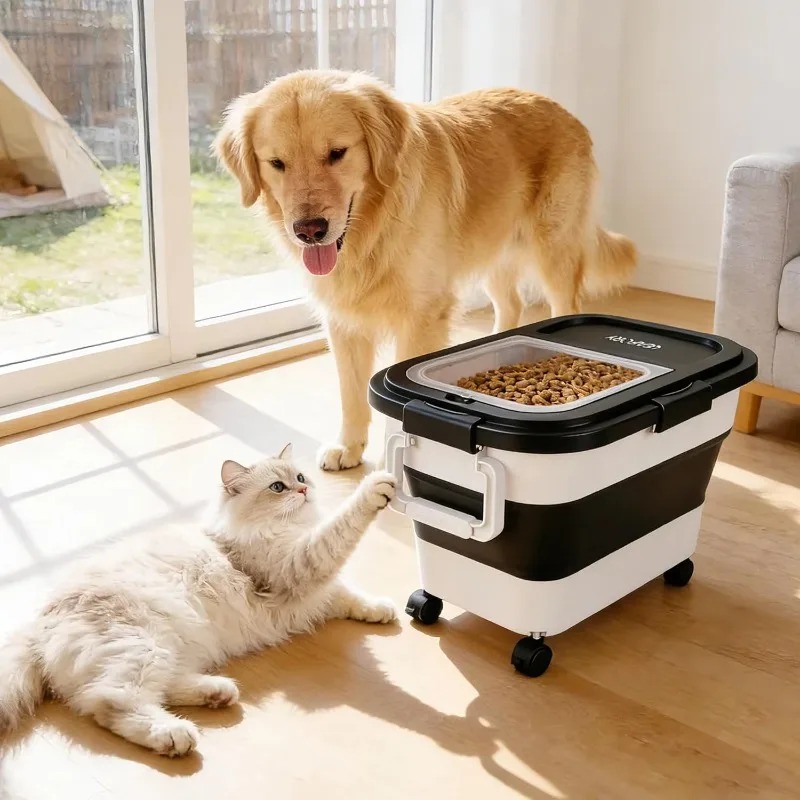 Food Storage For Dog - Kontainer Penyimpanan Makanan Anjing 20-25lbs, Tempat