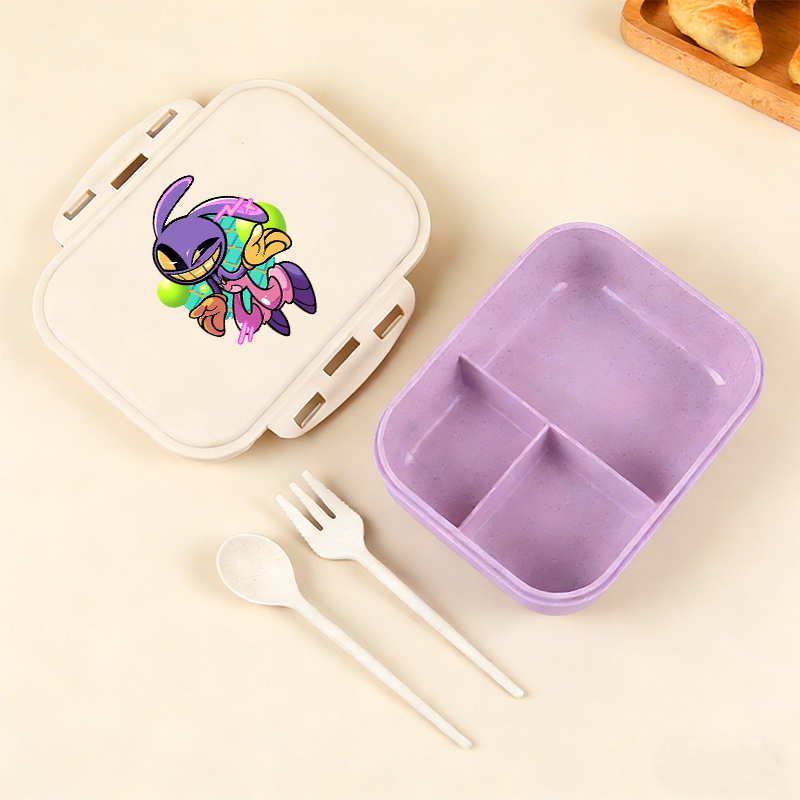 Food Storage Plastic Containers With Lids - Kotak Makan Siang Anime Amazing Digital