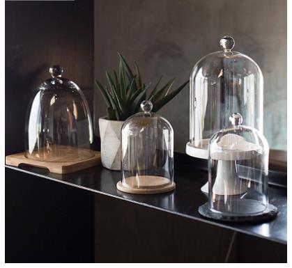 Food Storage Glass Round - Tutup Kaca Penjaga Kesegaran untuk Piring