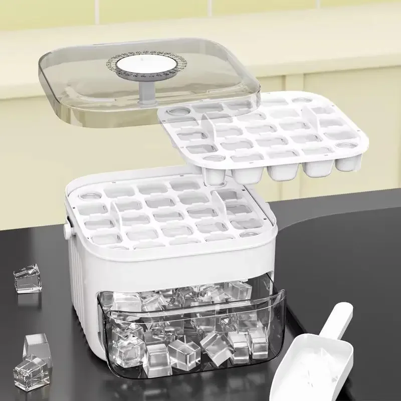 Food Storage Box Large - Pembuat Es Batu dengan Tutup Tekan