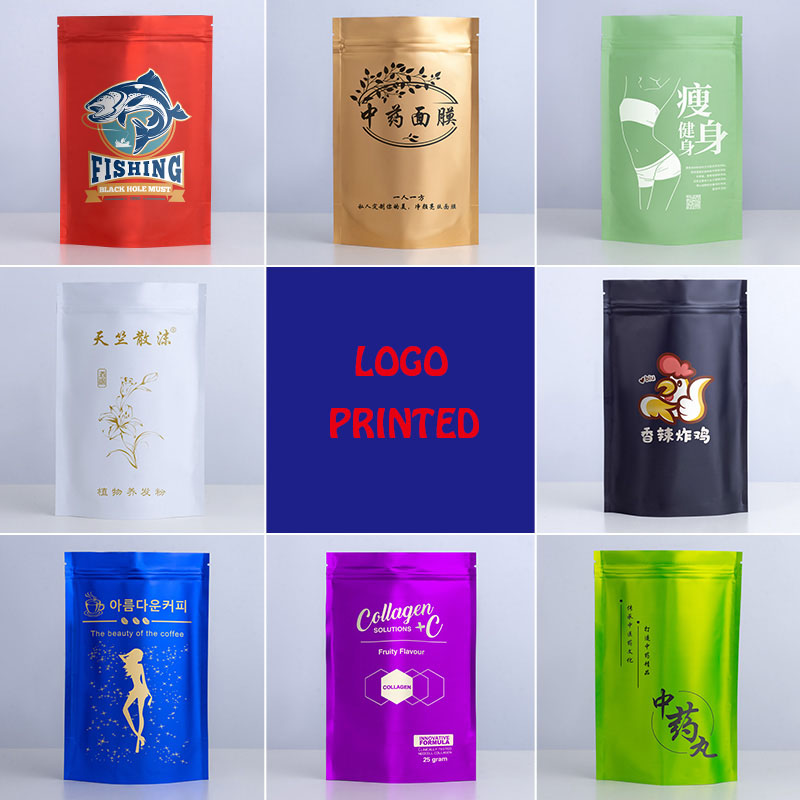 Food Storage Lock Box - Kantong Aluminium Foil Zip Lock Berdiri