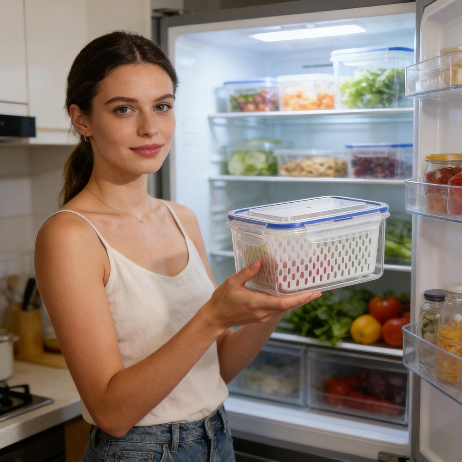 Wadah Penyimpanan Makanan 4 in - Food Storage Refrigerator ulasan dan harga