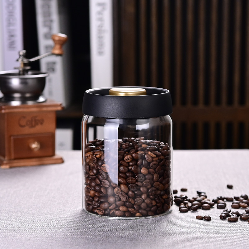 Toples Penyimpanan Biji Kopi,  - Food Storage Glass Jar ulasan dan harga