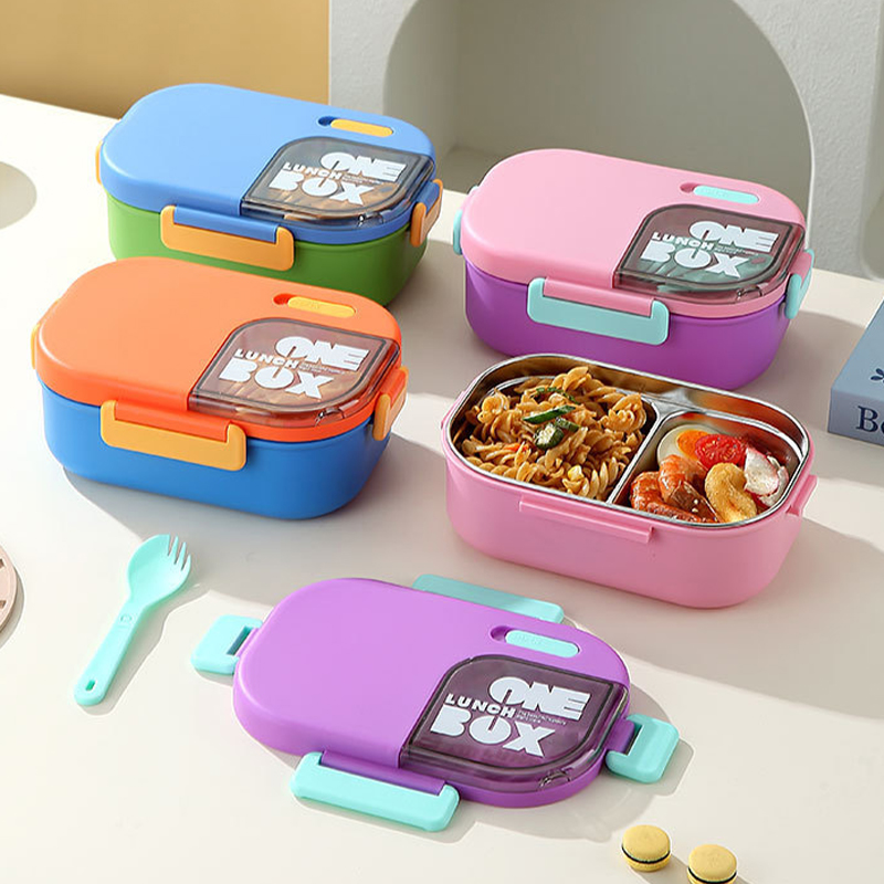 Kotak Bento Bersekat dari Baja - Food Storage Safe ulasan dan harga