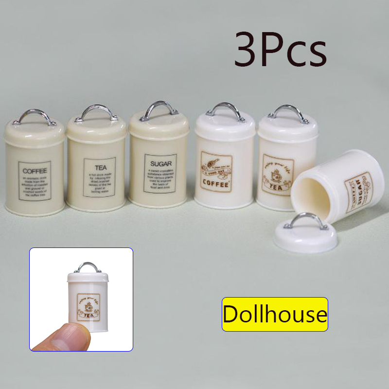 3 Buah Miniatur Rumah Boneka M - Food Storage Usa ulasan dan harga