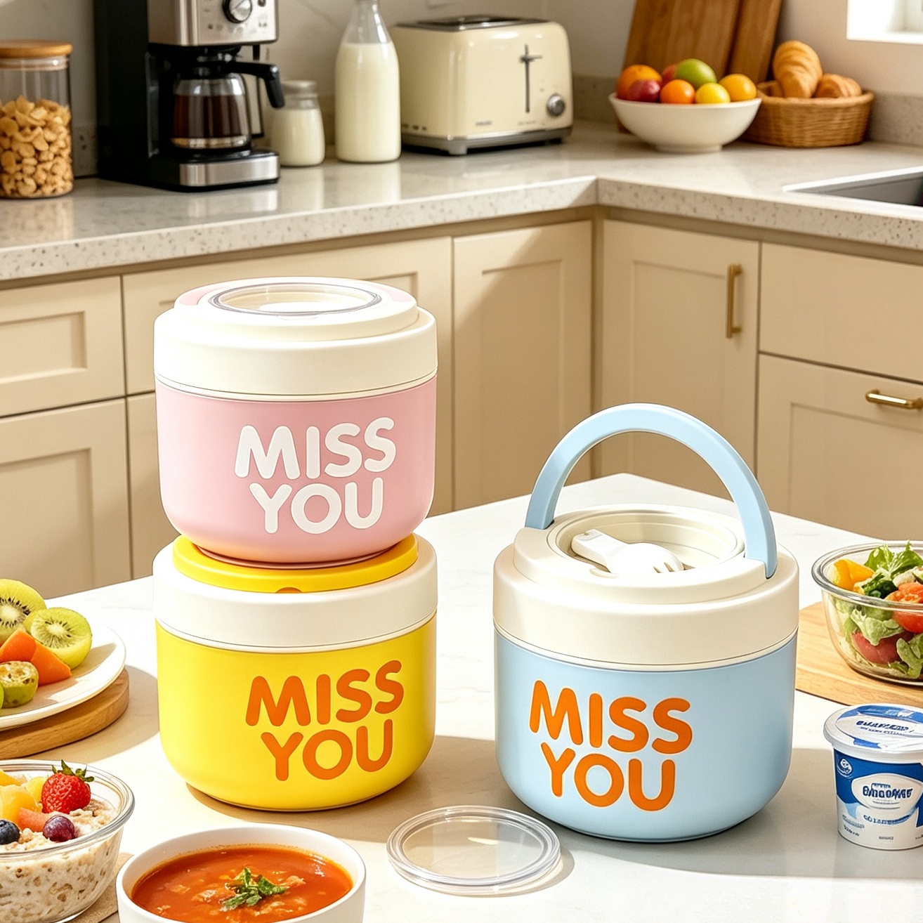 Cangkir Sarapan Berinsulasi da - Food Storage Box Large ulasan dan harga