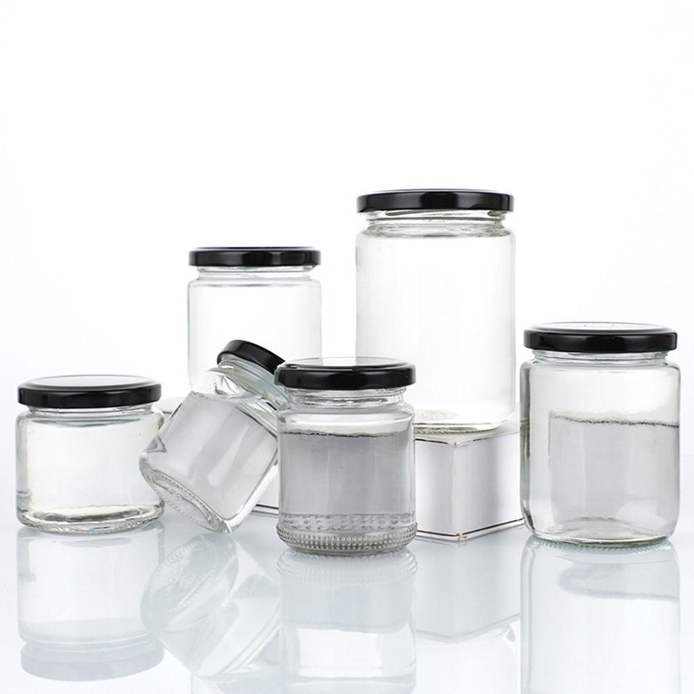 1 buah dengan tutup kedap udar - Food Storage Glass Round ulasan dan harga