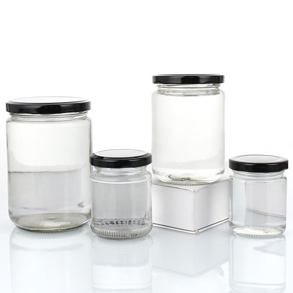 1 buah dengan tutup kedap udar - Food Storage Glass Round ulasan dan harga