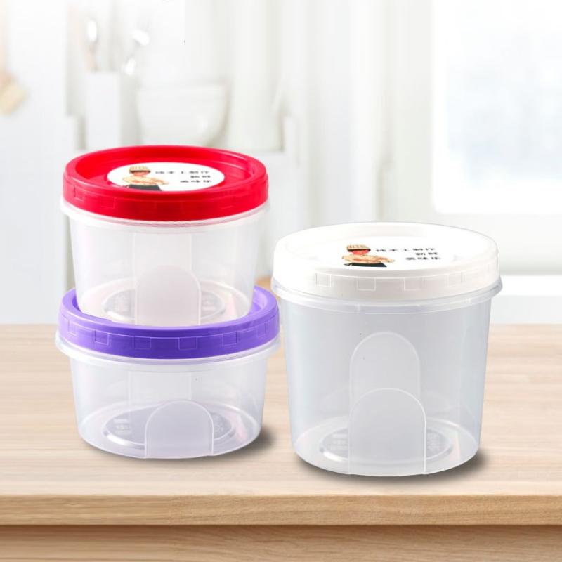 4 Buah Kotak Penyimpanan Makan - Food Storage Glass Round ulasan dan harga