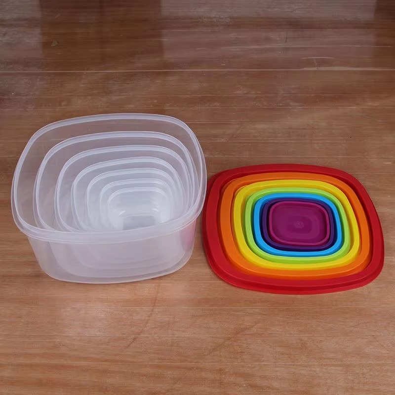 Rainbow 7pcs Wadah Makanan Pla - Food Storage Usa ulasan dan harga