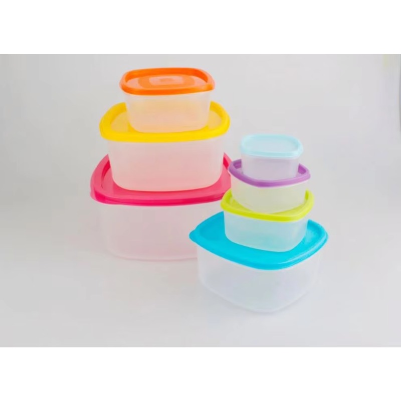 Rainbow 7pcs Wadah Makanan Pla - Food Storage Usa ulasan dan harga