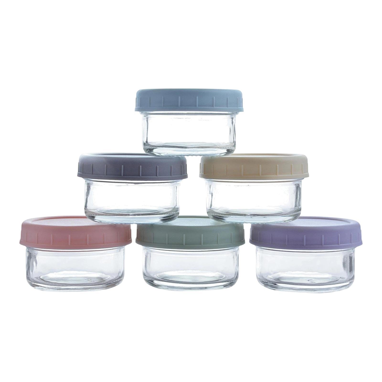 Stoples Kaca Mini dengan Tutup - Food Storage Glass Round ulasan dan harga