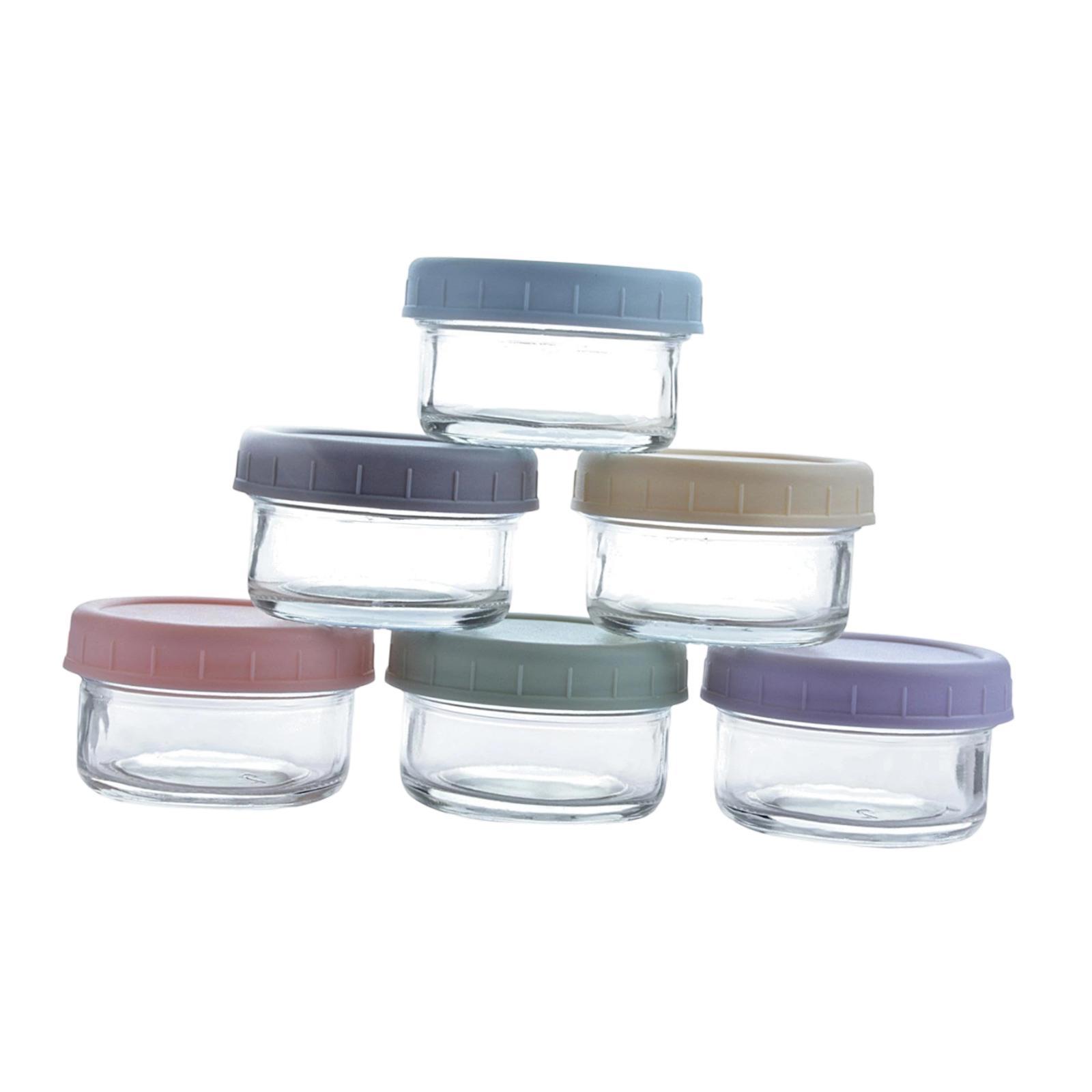 Stoples Kaca Mini dengan Tutup - Food Storage Glass Round ulasan dan harga