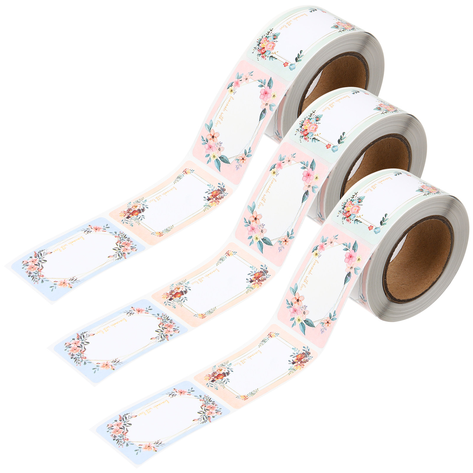 3 Gulung Stiker Label Nama Pol - Food Storage Label ulasan dan harga