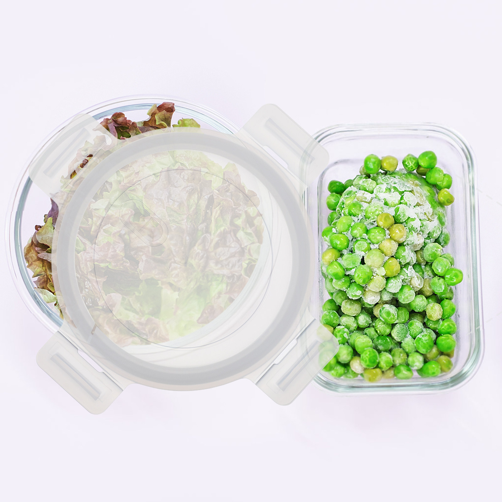 Tutup Wadah Bulat 6 Inci denga - Food Storage Glass Round ulasan dan harga