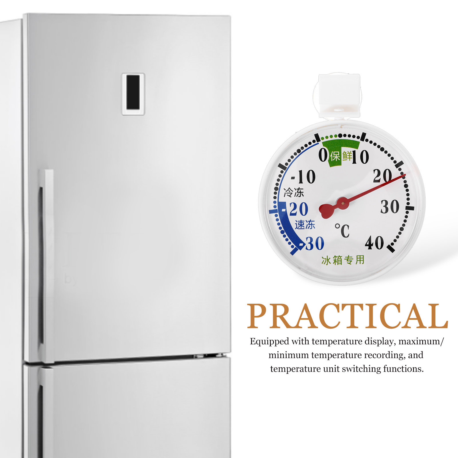 Termometer untuk Lemari Es, Fr - Food Storage Refrigerator ulasan dan harga