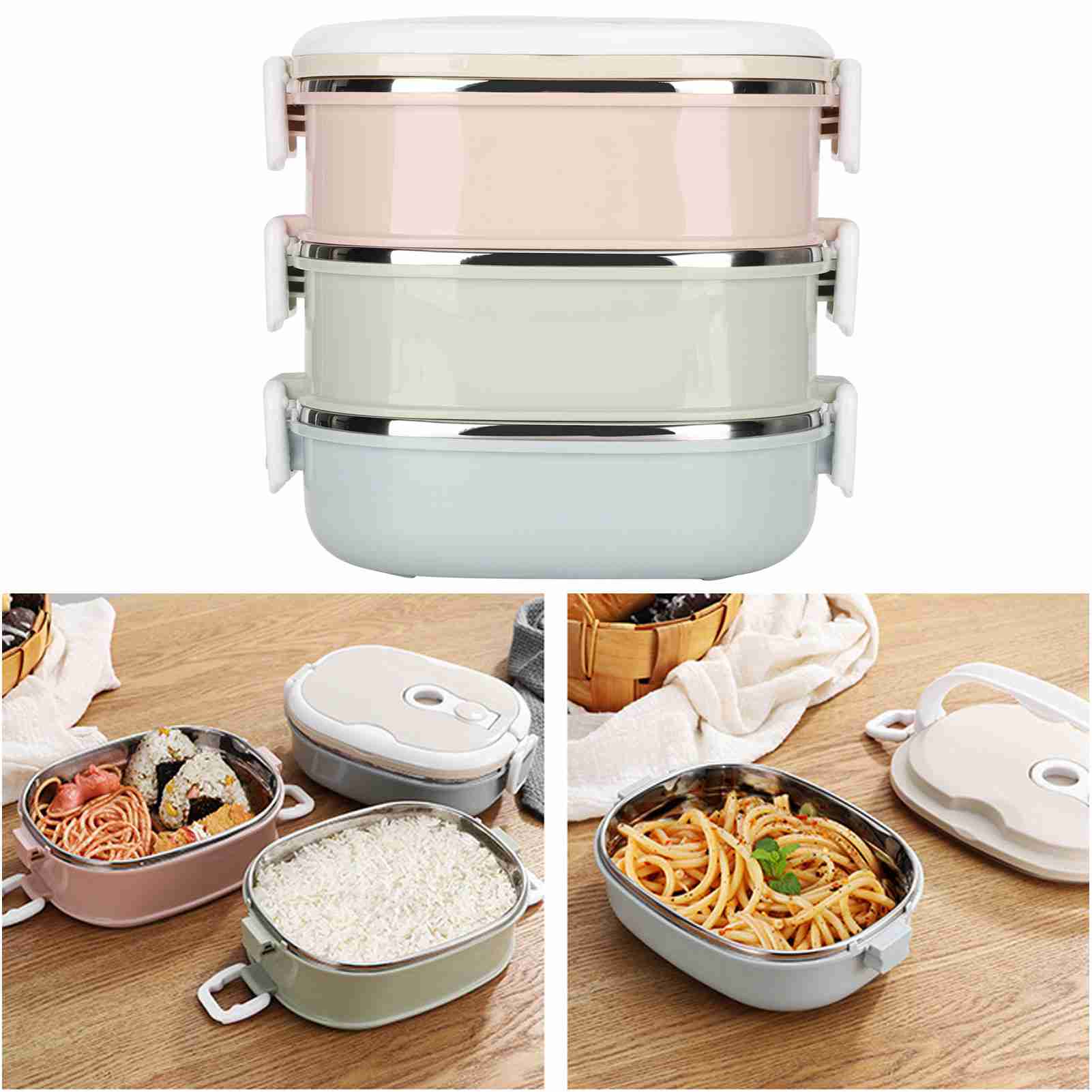 Kotak Makan Multi Lapis Kapasi - Food Storage Box Large ulasan dan harga