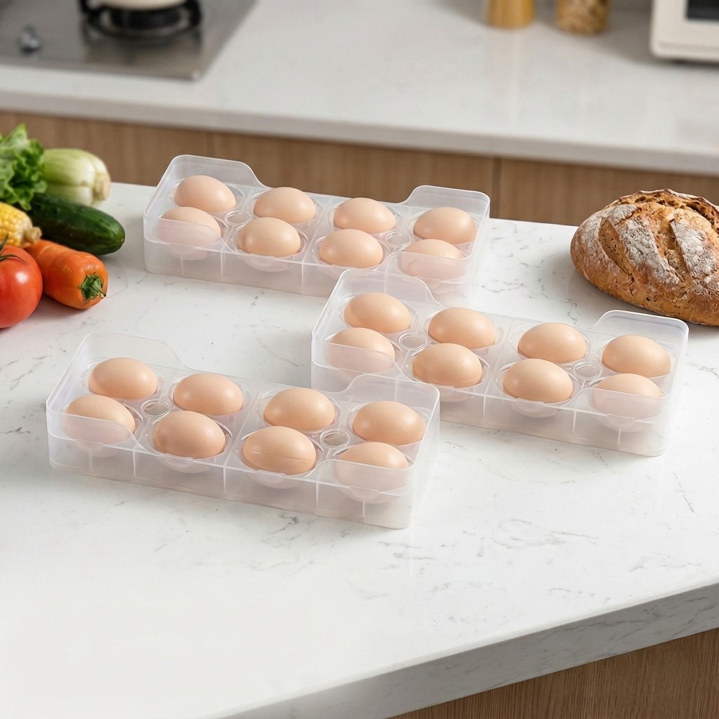 Wadah Telur yang Dapat Ditumpu - Food Storage Refrigerator ulasan dan harga