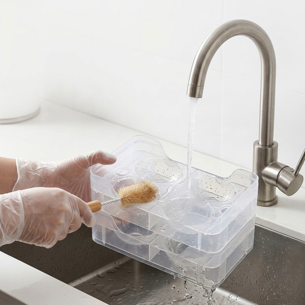 Wadah Telur yang Dapat Ditumpu - Food Storage Refrigerator ulasan dan harga