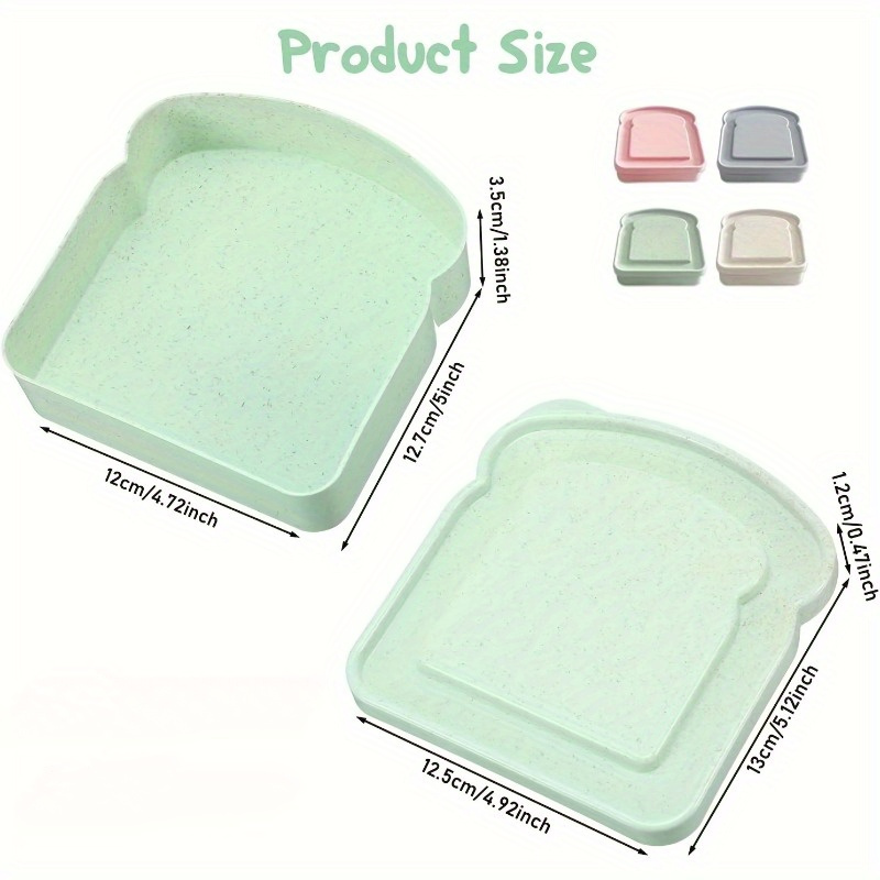 1 Buah Kotak Bento, Wadah Sand - Food Storage Plastic Containers With Lids ulasan dan harga