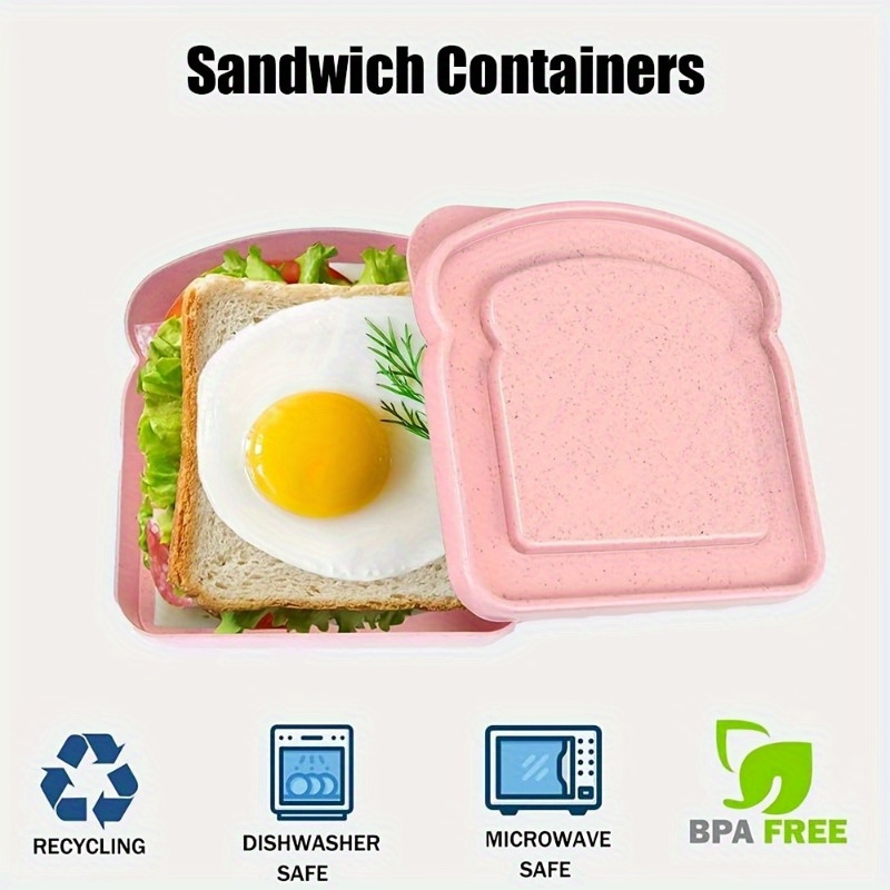 1 Buah Kotak Bento, Wadah Sand - Food Storage Plastic Containers With Lids ulasan dan harga