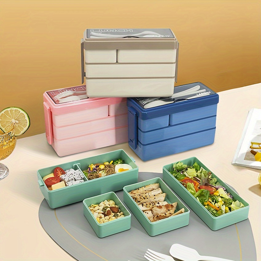 Kotak makan siang Bento 1450ML - Food Storage Box Large ulasan dan harga