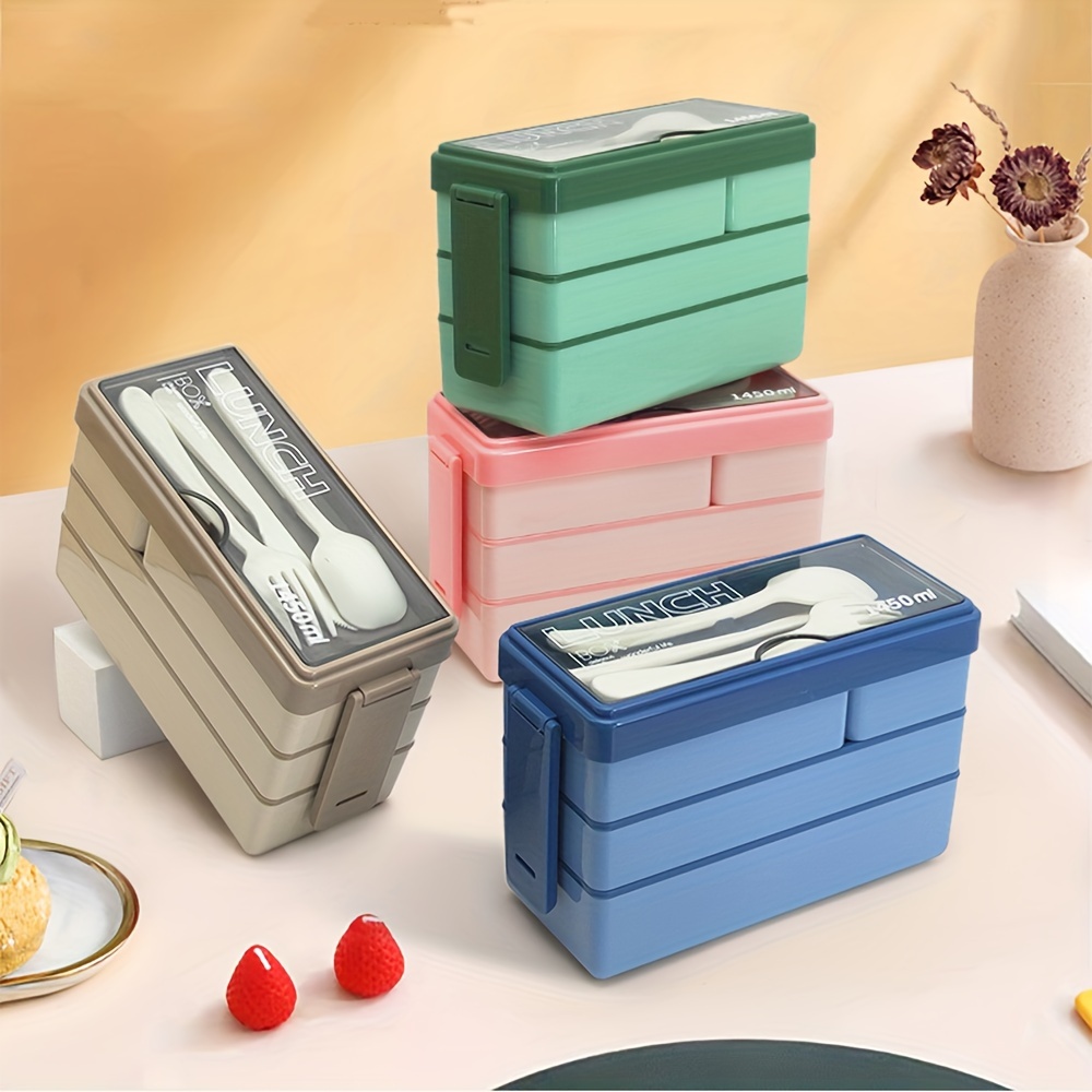 Kotak makan siang Bento 1450ML - Food Storage Box Large ulasan dan harga