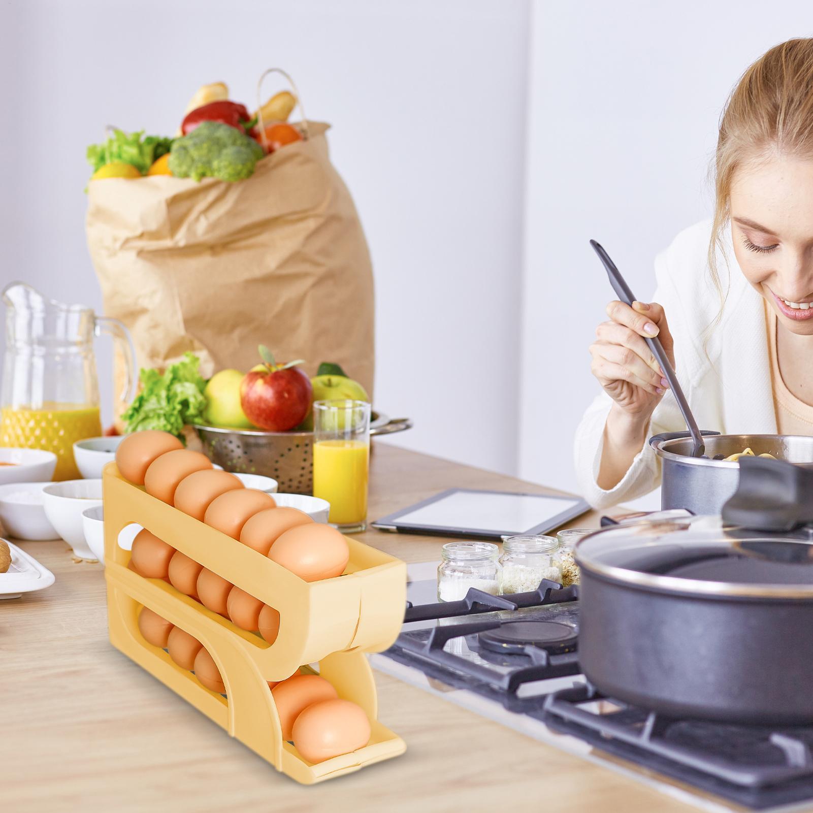 Rak Penggulung Telur Otomatis, - Food Storage Box Large ulasan dan harga