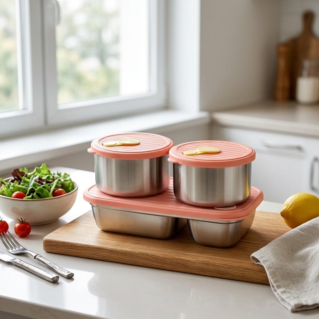 Kotak Makan Siang Anti Karat 3 - Food Storage Design ulasan dan harga