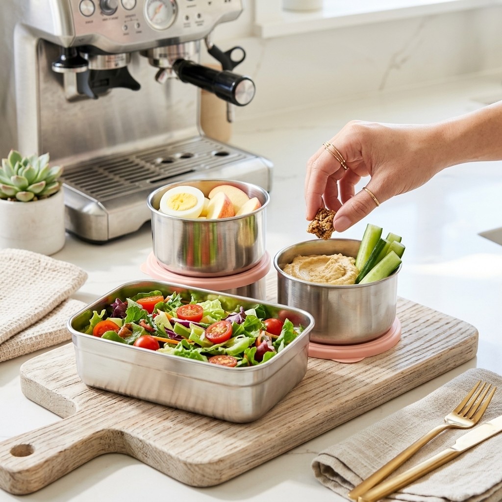 Kotak Makan Siang Anti Karat 3 - Food Storage Design ulasan dan harga