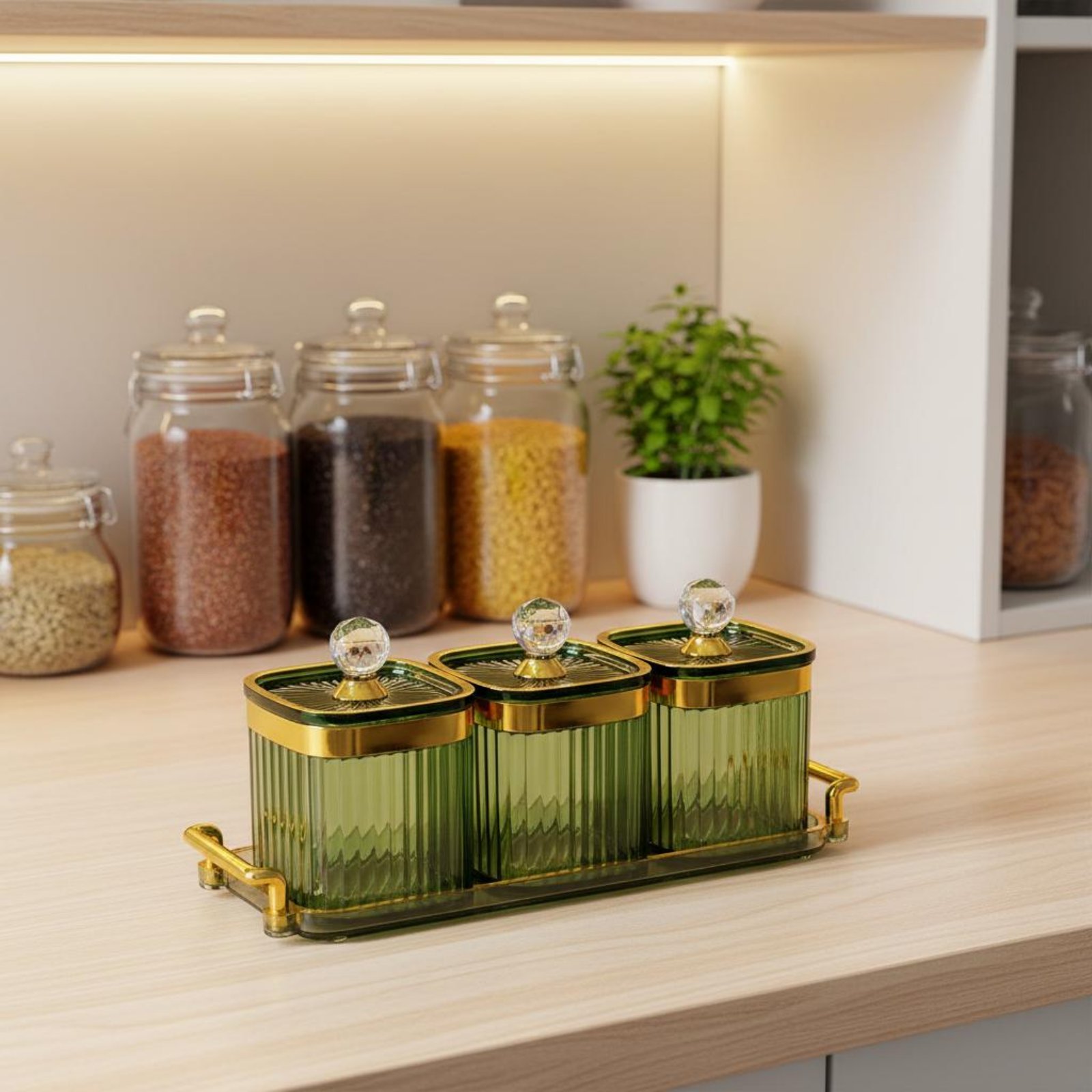Set Wadah Camilan Dekoratif de - Food Storage Plastic Containers With Lids ulasan dan harga