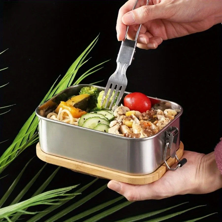 Kotak Makan Siang Tutup Bambu  - Food Storage Plastic Containers With Lids ulasan dan harga