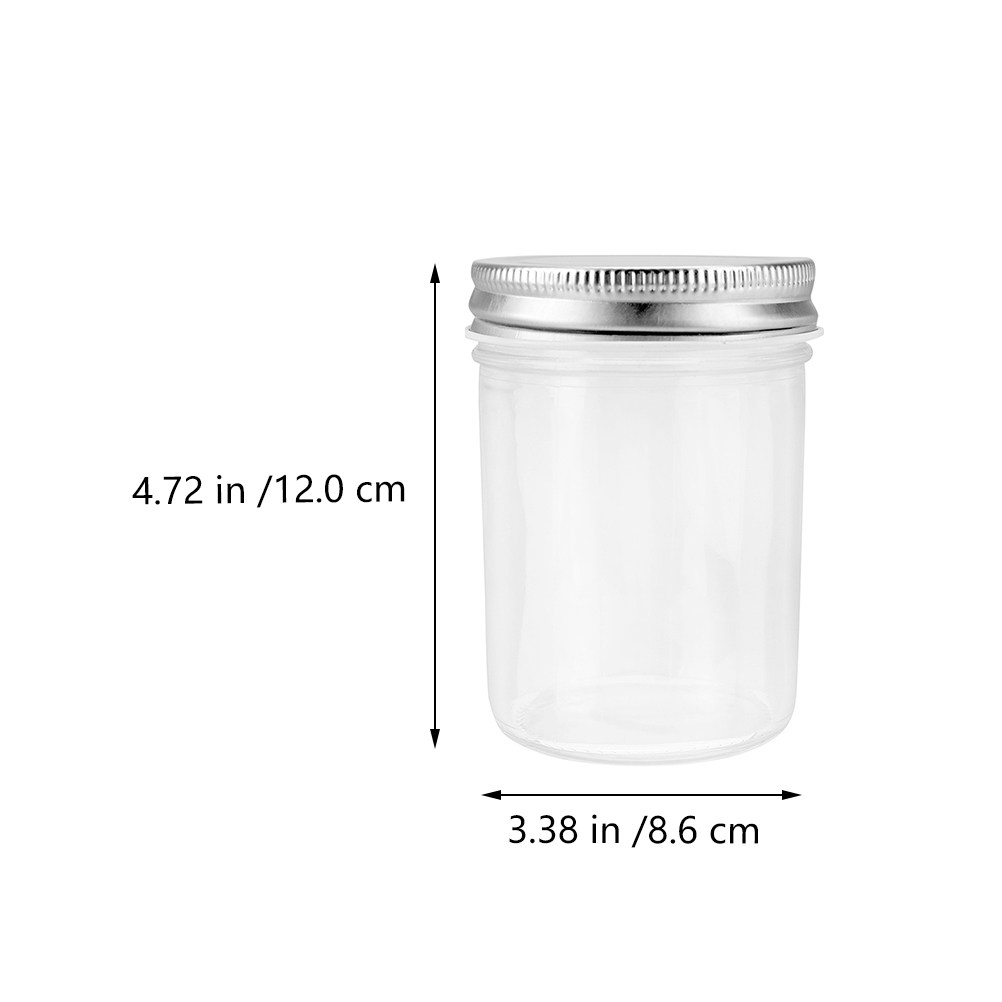 4 Buah Toples Kaca untuk Menyi - Food Storage Glass Jar ulasan dan harga