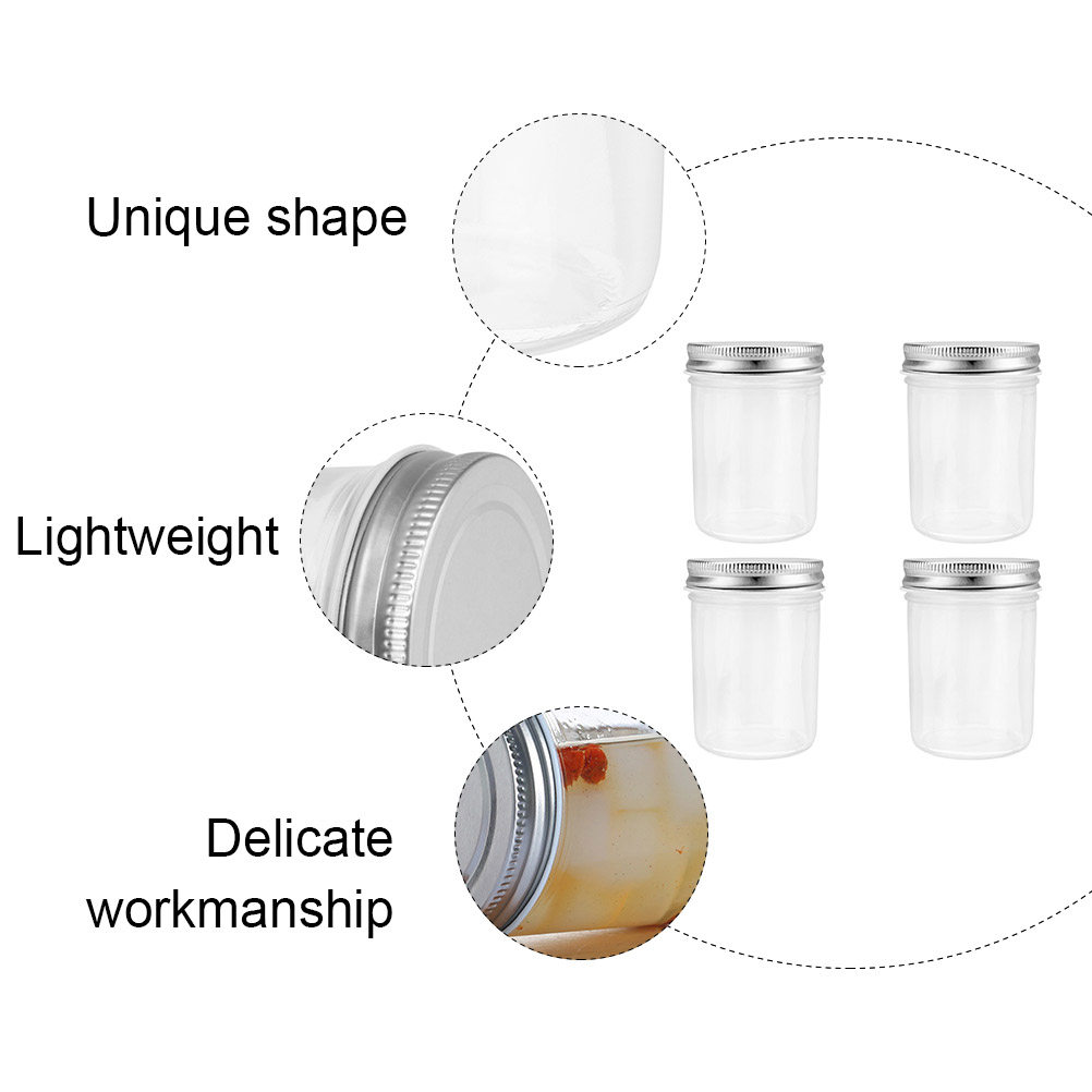 4 Buah Toples Kaca untuk Menyi - Food Storage Glass Jar ulasan dan harga