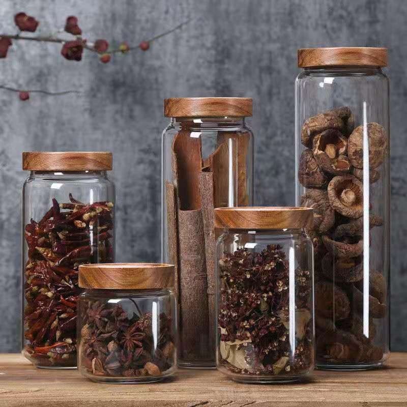 Stoples Tabung Kaca Bulat Penu - Food Storage Glass Round ulasan dan harga