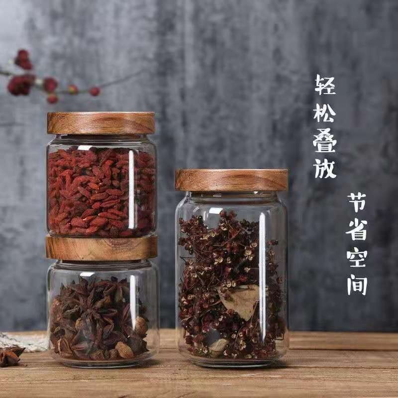 Stoples Tabung Kaca Bulat Penu - Food Storage Glass Round ulasan dan harga