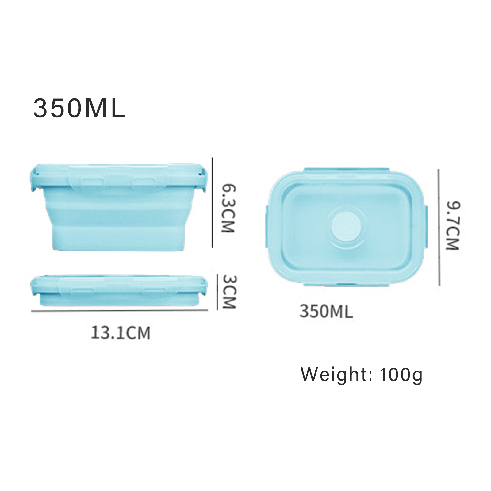 Kotak Makan Siang Silikon Food - Food Storage Safe ulasan dan harga