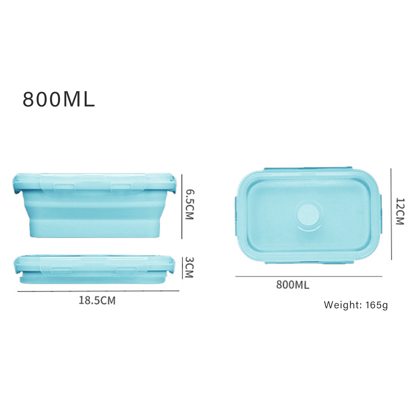 Kotak Makan Siang Silikon Food - Food Storage Safe ulasan dan harga