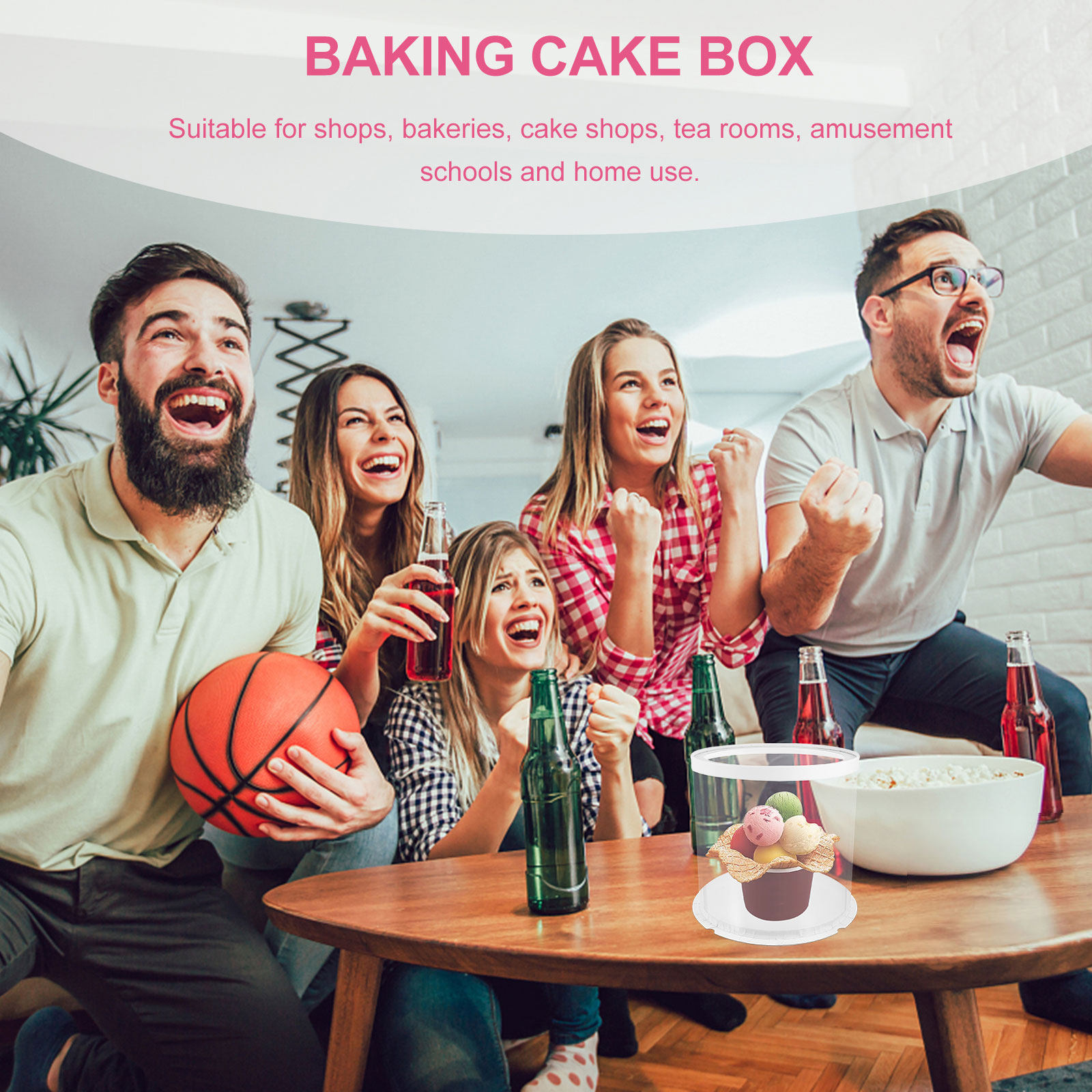 1 Buah Kotak Kue Ramah Lingkun - Food Storage Plastic Boxes ulasan dan harga